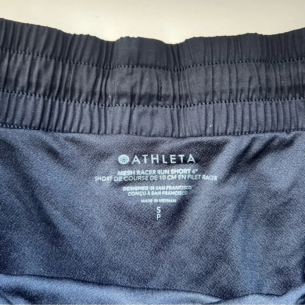 ATHLETA MESH RACER RUN 4” SHORTS - Picture 8 of 12